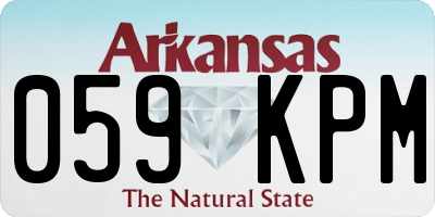 AR license plate 059KPM