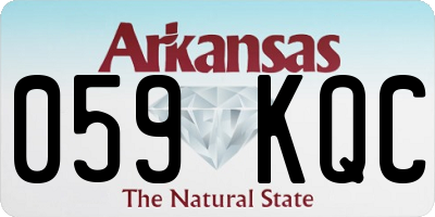 AR license plate 059KQC