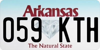 AR license plate 059KTH