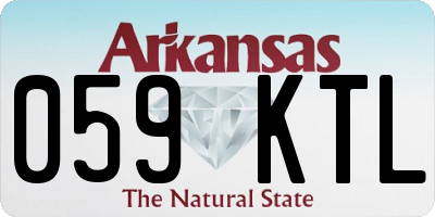 AR license plate 059KTL