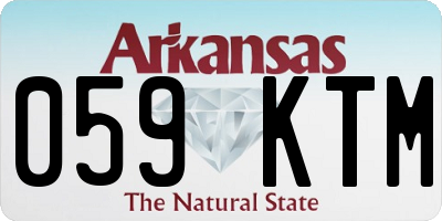 AR license plate 059KTM