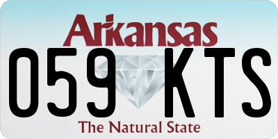 AR license plate 059KTS