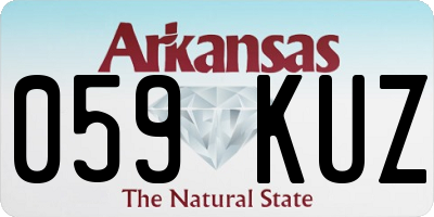 AR license plate 059KUZ