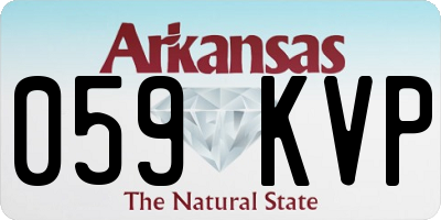 AR license plate 059KVP