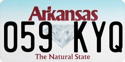 AR license plate 059KYQ