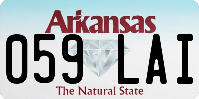 AR license plate 059LAI