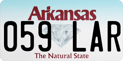 AR license plate 059LAR