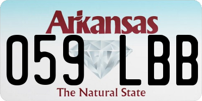 AR license plate 059LBB