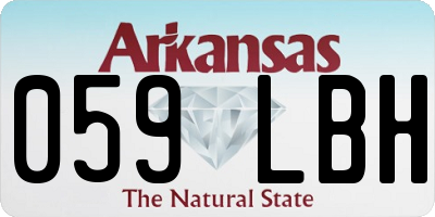 AR license plate 059LBH