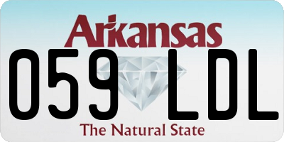 AR license plate 059LDL