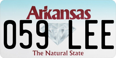 AR license plate 059LEE