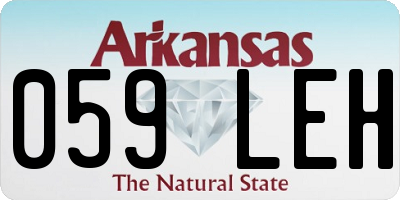 AR license plate 059LEH