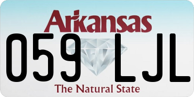 AR license plate 059LJL