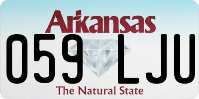 AR license plate 059LJU