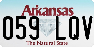 AR license plate 059LQV