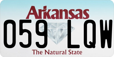 AR license plate 059LQW