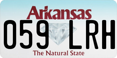AR license plate 059LRH