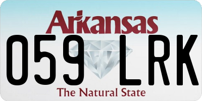 AR license plate 059LRK