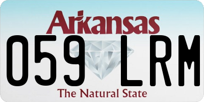 AR license plate 059LRM