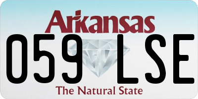 AR license plate 059LSE