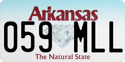 AR license plate 059MLL