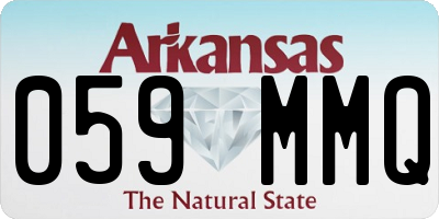 AR license plate 059MMQ