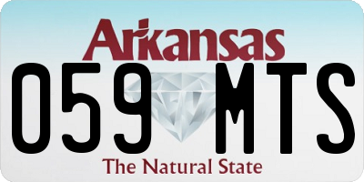 AR license plate 059MTS