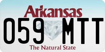 AR license plate 059MTT