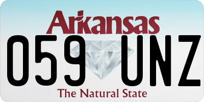 AR license plate 059UNZ