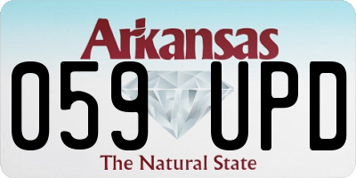 AR license plate 059UPD