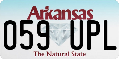 AR license plate 059UPL