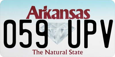 AR license plate 059UPV