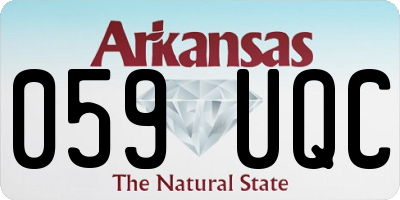 AR license plate 059UQC