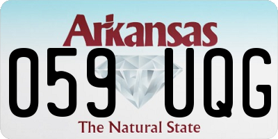 AR license plate 059UQG
