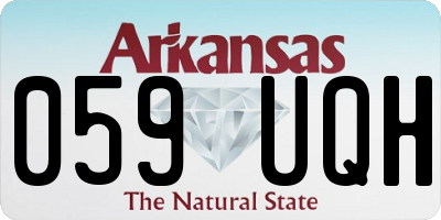 AR license plate 059UQH