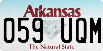AR license plate 059UQM