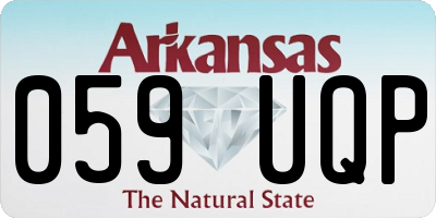 AR license plate 059UQP