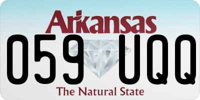 AR license plate 059UQQ