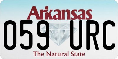 AR license plate 059URC