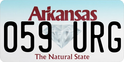 AR license plate 059URG