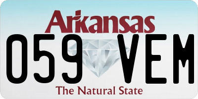 AR license plate 059VEM
