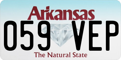 AR license plate 059VEP