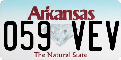 AR license plate 059VEV