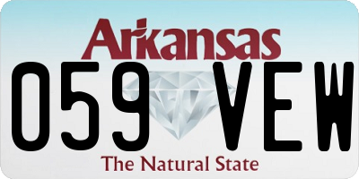 AR license plate 059VEW