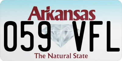 AR license plate 059VFL