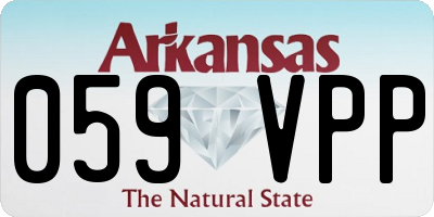 AR license plate 059VPP