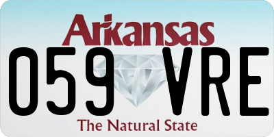 AR license plate 059VRE