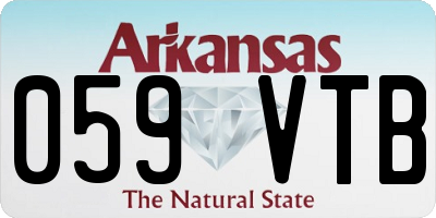 AR license plate 059VTB