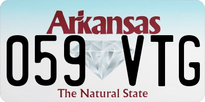 AR license plate 059VTG
