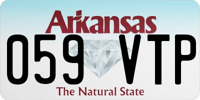 AR license plate 059VTP